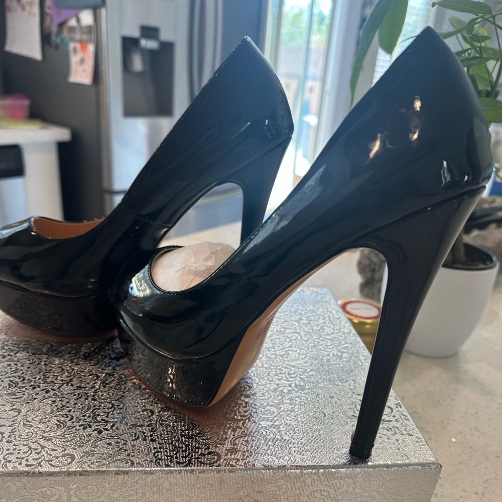 Black high heels